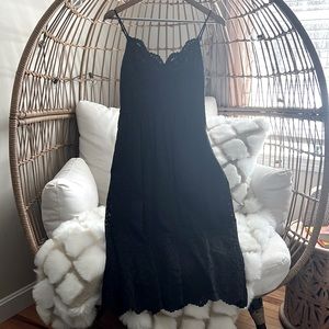 Express size small midi dress floral lace